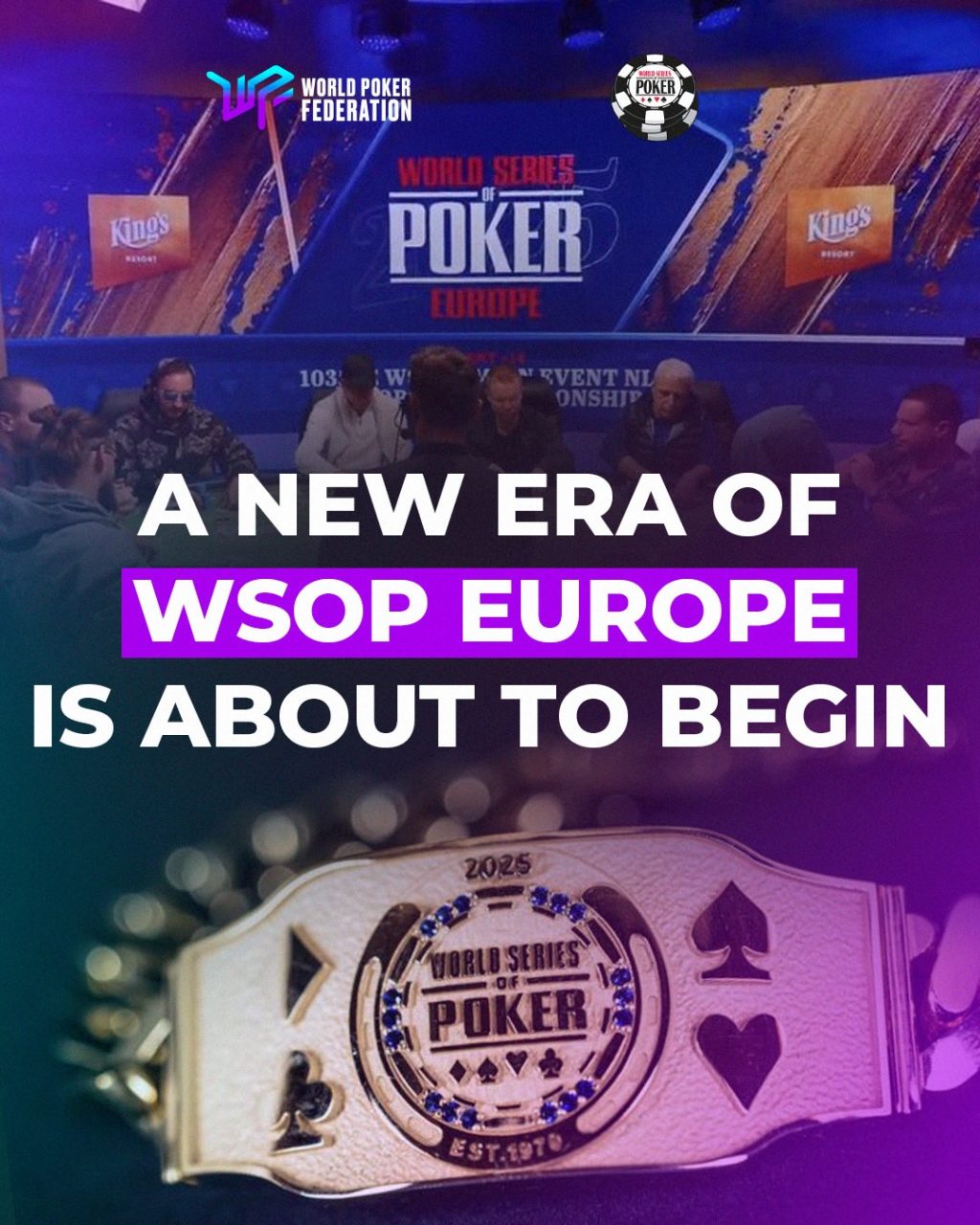 Публикация в Instagram от worldpokerfederation. Эта публикация находится на нулевой позиции.